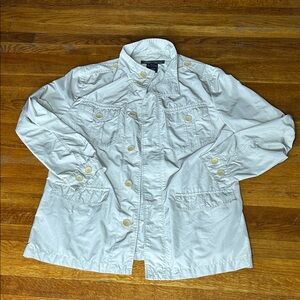 Kenneth Cole New York Cream Button-Up Jacket